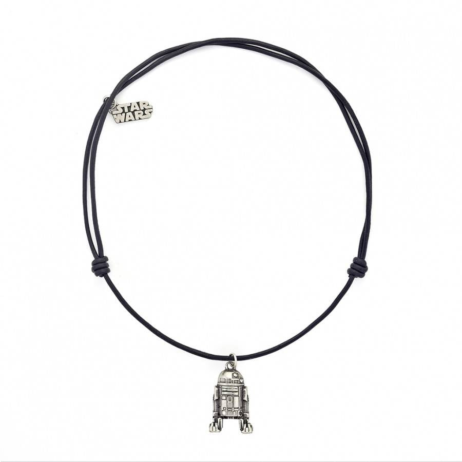 Necklace R2-D2 in Leather