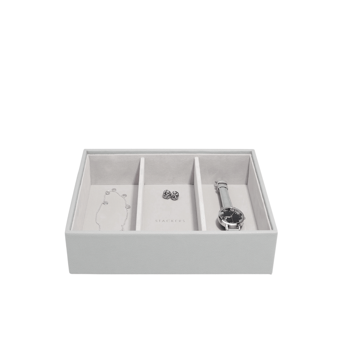 Classic 3-Section Jewelry Box