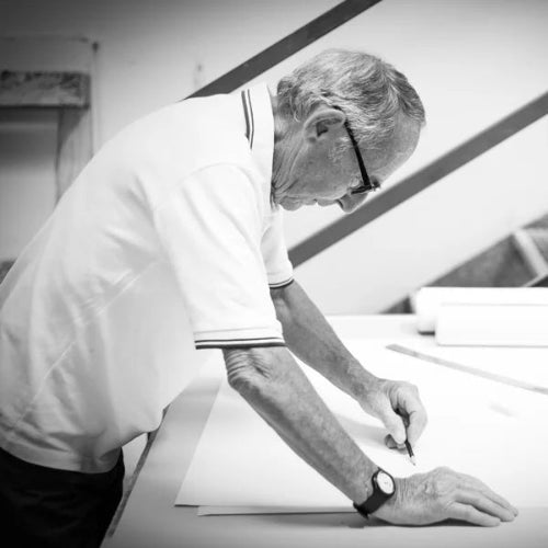 Enea Ferrari designer of the original Toucan lamp still made by Linea Zero in Italy