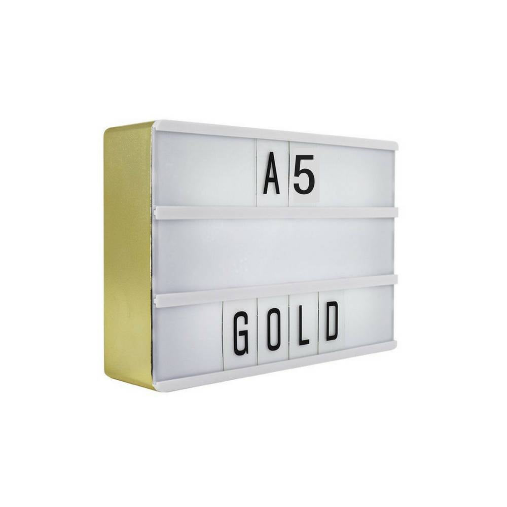 LIGHTBOX A5 | Gold