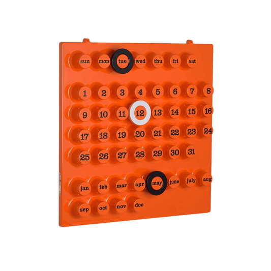 RING-A-DATE Calendar Orange