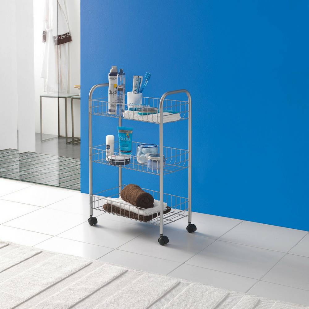 "Lugano" Trolley in Silver