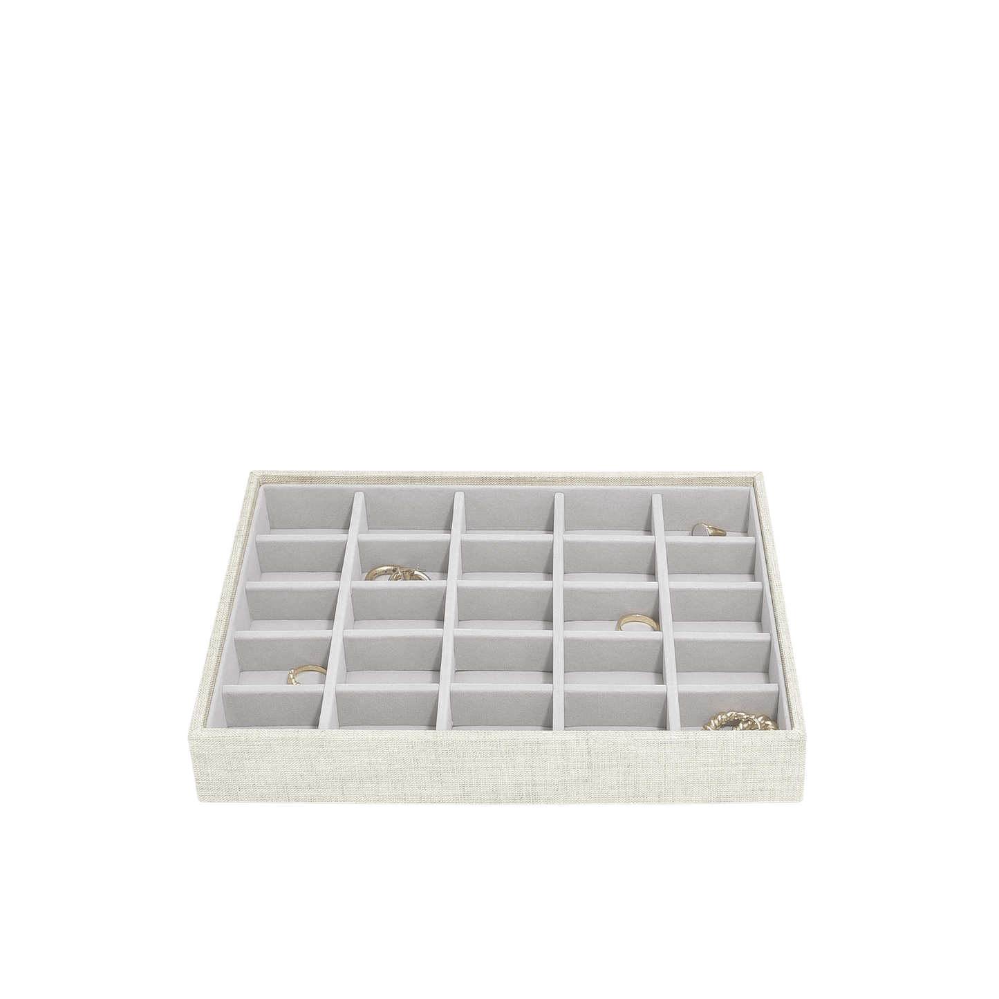 Classic 25-Section Jewelry Box