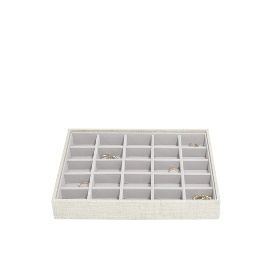 Classic 25-Section Jewelry Box