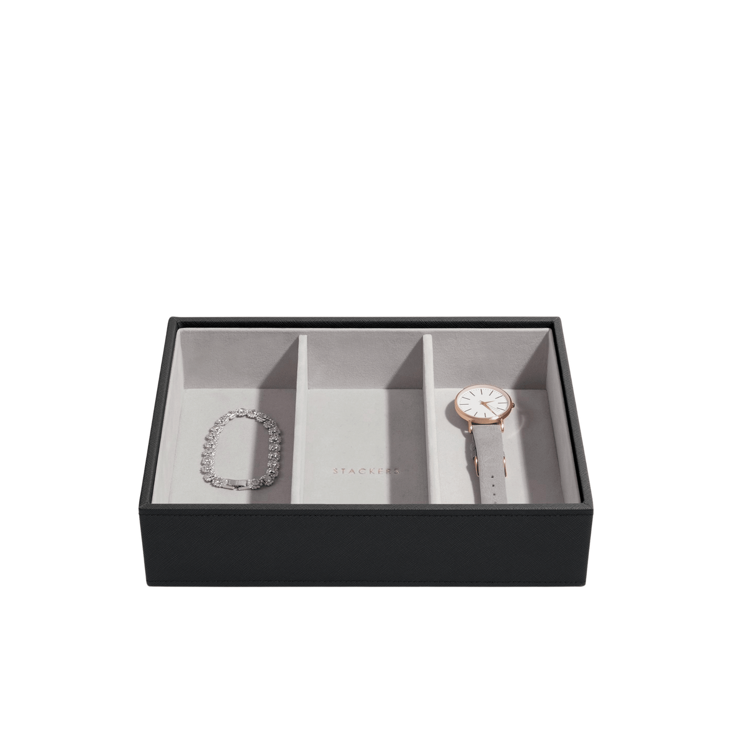 Classic 3-Section Jewelry Box