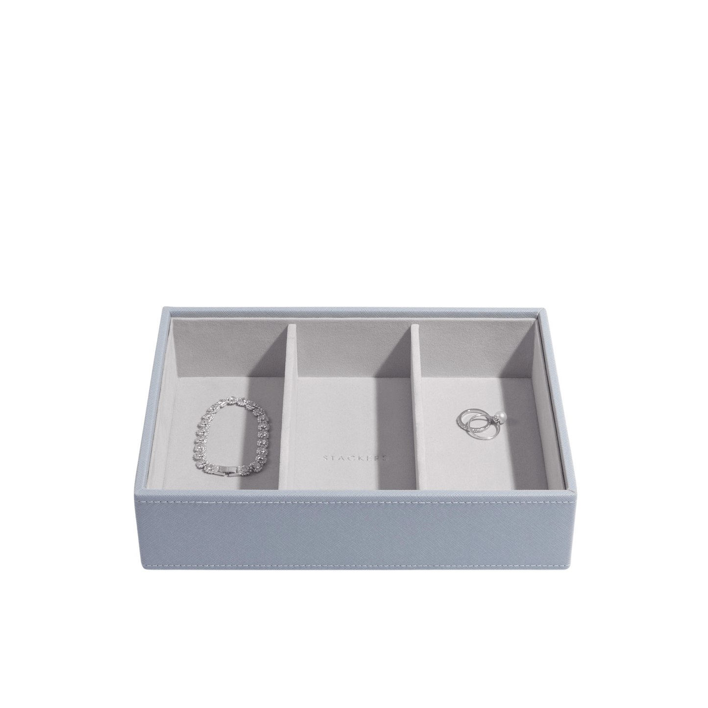 Classic 3-Section Jewelry Box
