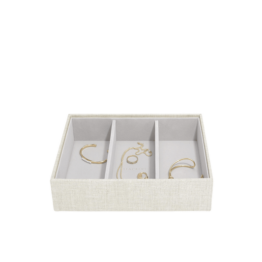 Classic 3-Section Jewelry Box