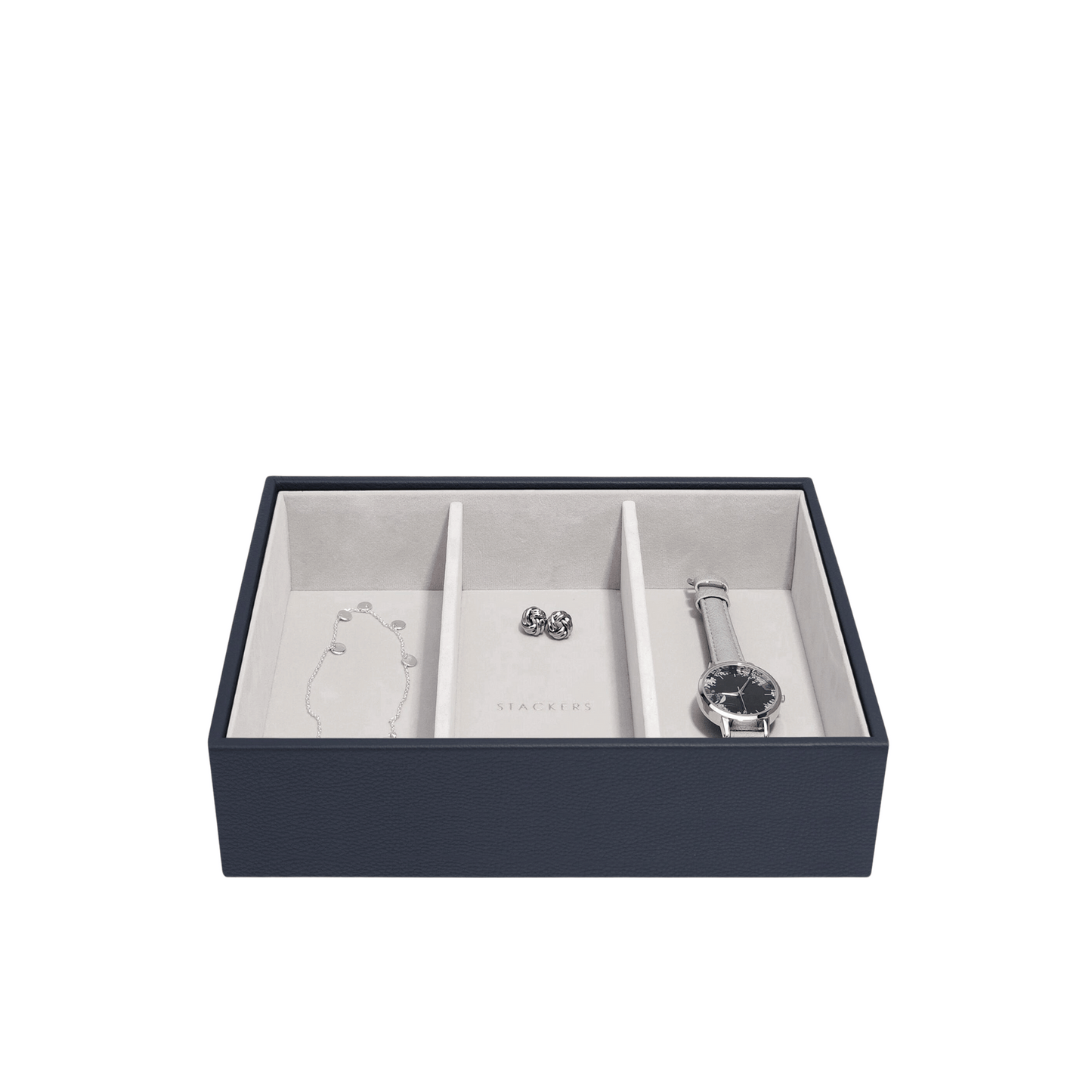 Classic 3-Section Jewelry Box