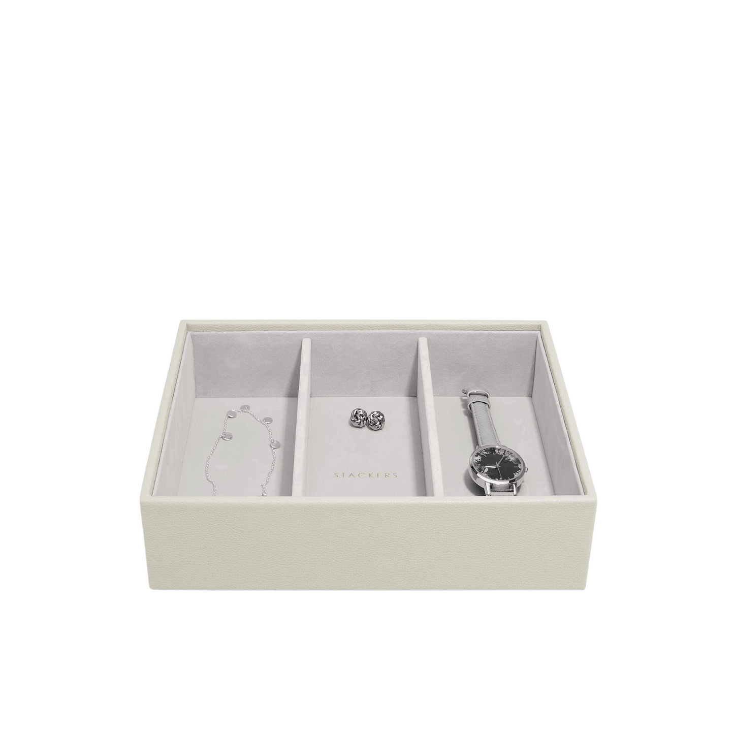 Classic 3-Section Jewelry Box