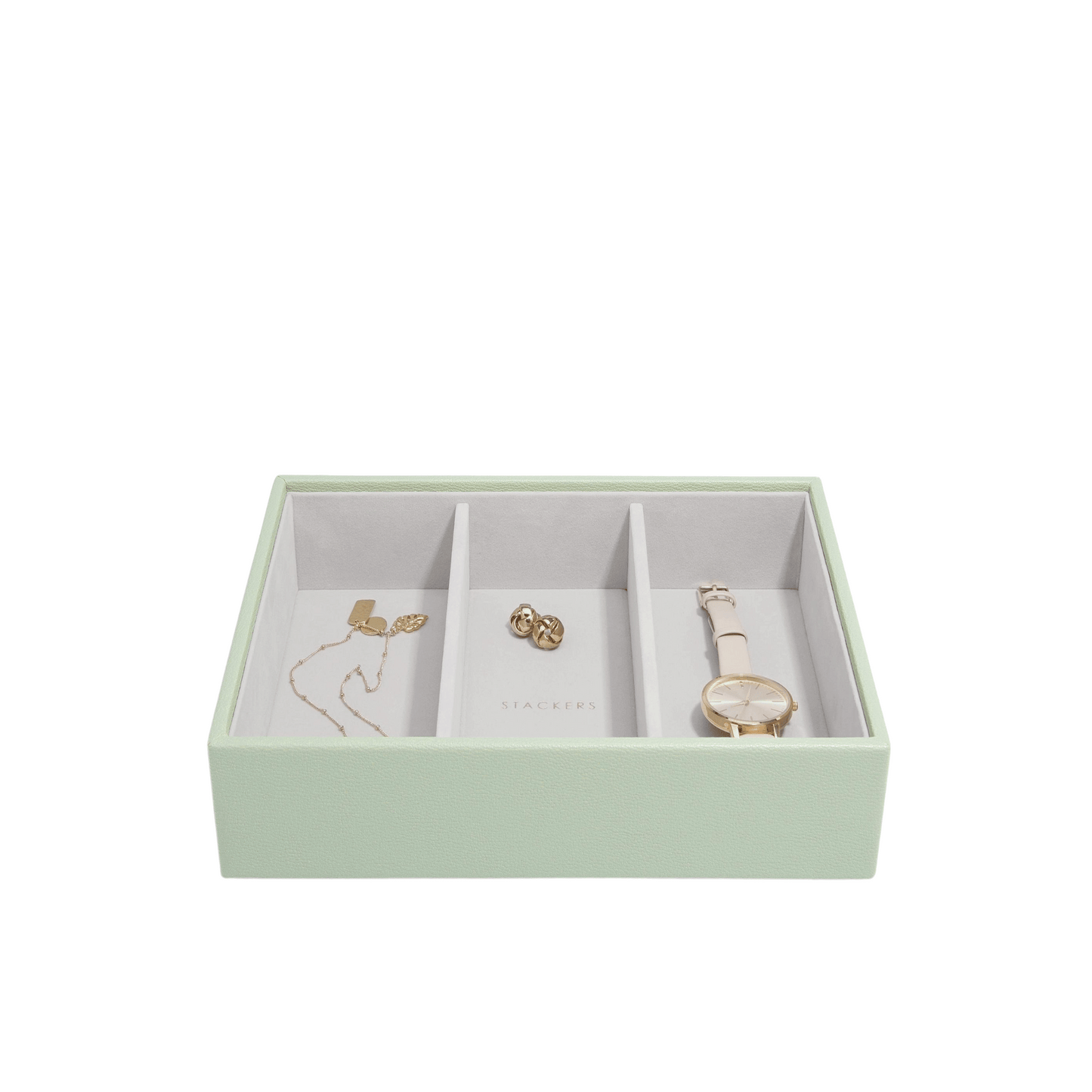 Classic 3-Section Jewelry Box