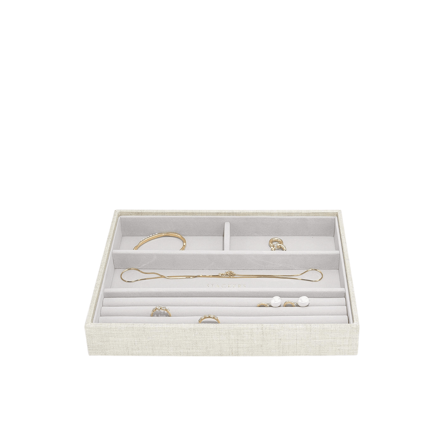 Classic 4-Section Jewelry Box