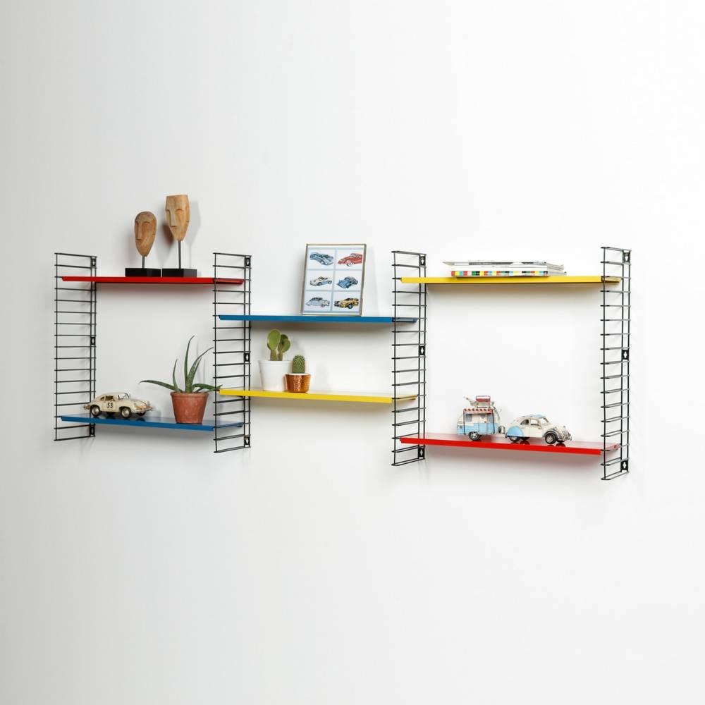 Bookshelf "Tricolore" Mondrian